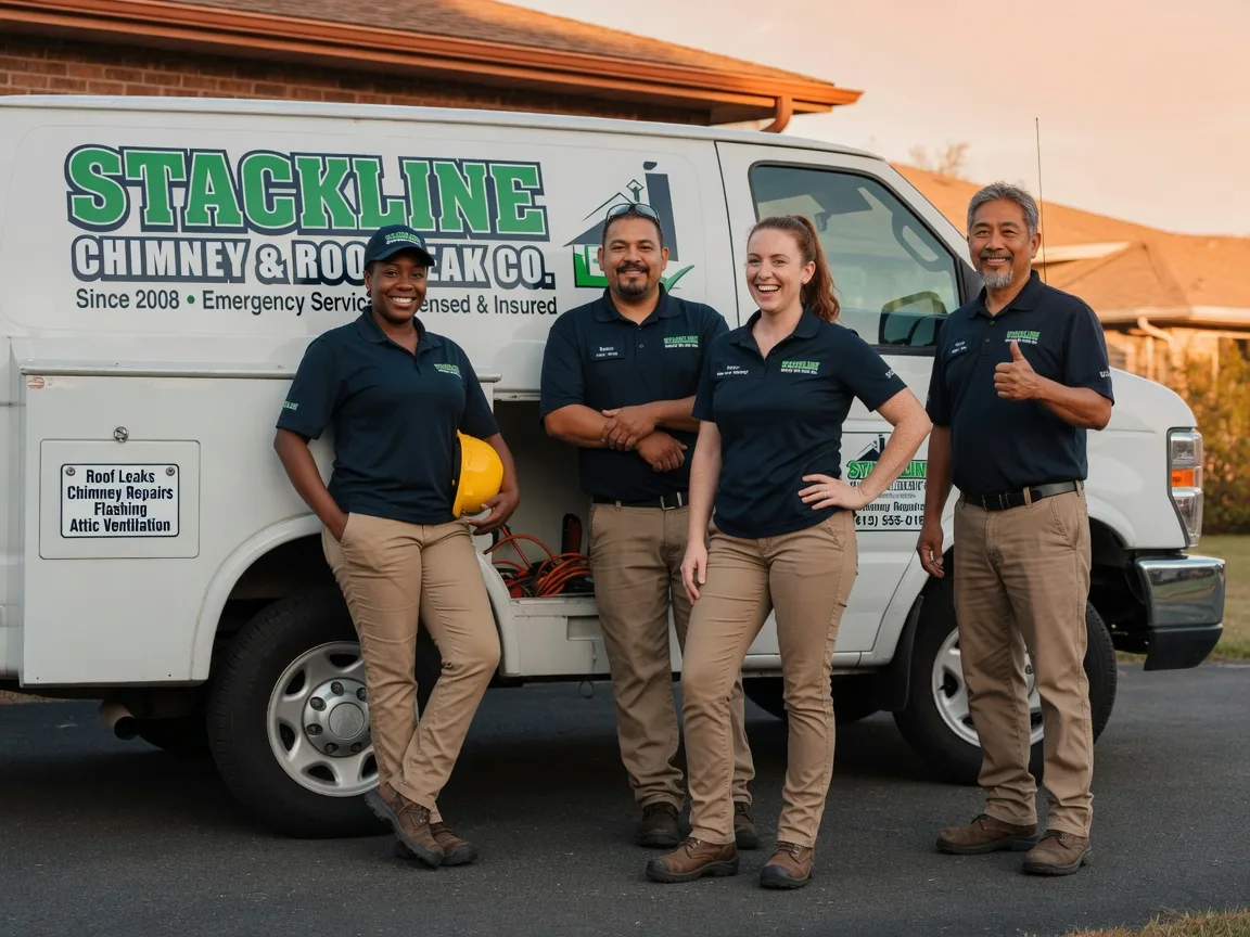 Chimney flashing repair company in Lovely, KY